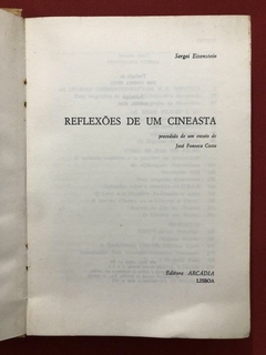 Livro - Reflexões De Um Cineasta - Sergei Eisenstein - Ed. Arcádia