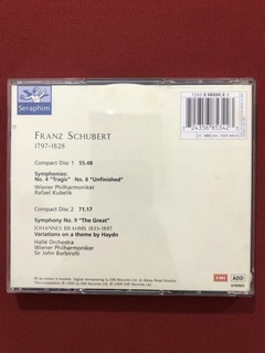CD Duplo - Schubert - Symphonies Nos. 4 8 9 - Import - Semin - comprar online