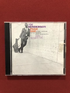 CD - Joe Henderson - Page One - Blue Bossa - Importado