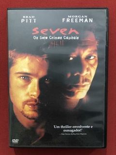 DVD - Seven - Os Sete Crimes Capitais - Brad Pitt - Seminovo