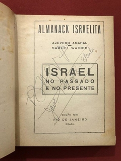 Livro - Israel No Passado E No Presente - Azevedo Amaral - Samuel Wainer - comprar online