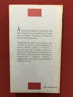 Livro - A Dinâmica Dos Nomes Na Cidade De São Paulo 1554 - comprar online