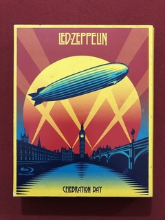 Blu-ray Triplo - Led Zeppelin - Celebration Day - Seminovo