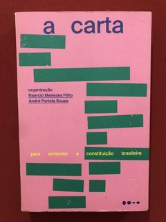 Livro - A Carta - Naercio Menezes Filho - Todavia - Seminovo