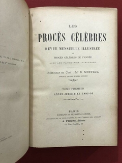 Livro - Coleção Les Procès Célèbres - 5 Volumes - 1893-98 na internet