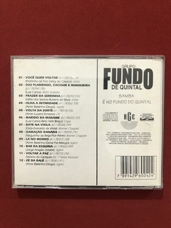 CD - Grupo Fundo De Quintal - Samba É No Fundo Do Quintal - comprar online