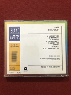 CD - Free - Free "Live" - Island Masters - Importado - comprar online