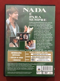 DVD - Nada É Para Sempre - Robert Redford - Brad Pitt - comprar online