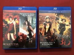Blu-ray- Resident Evil - A Quadrilogia - 4 Discos - Seminovo na internet