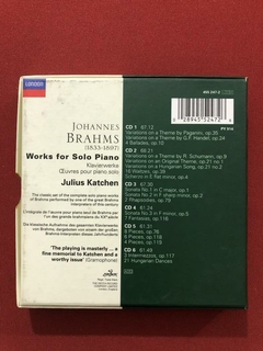 CD - Brahms - Works For Solo Piano - 6 CDs - Importado - comprar online
