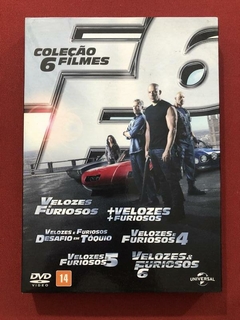 DVD - Coleção 6 Filmes - Velozes E Furiosos - Seminovo