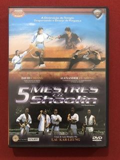 DVD - 5 Mestres De Shaolin - David Chiang - Seminovo
