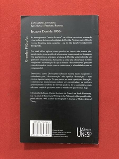 Livro - Derrida - Christopher Johnson - Editora Unesp - comprar online