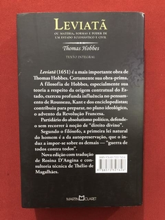 Livro - Leviatã - Thomas Hobbes - Martin Claret - Seminovo - comprar online