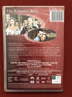 DVD - A Princesa e o Plebeu - Gregory Peck - Audrey Hepburn - comprar online