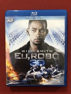 Blu-ray - Eu, Robô 3D - Will Smith - Asimov - Seminovo