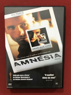 DVD - Amnésia - Guy Pearce - Carrie-Anne Moss - Seminovo