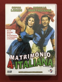 DVD - Matrimônio À Italiana - Sophia Loren - Seminovo