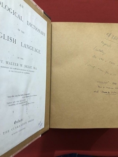 Livro - Etymological Dictionary Of The English Language - Walter W. Skeat - 1888 na internet