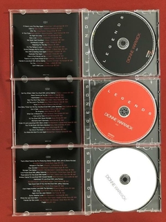 CD- Box Dionne Warwick - Legends - 3 CDs - Import - Seminovo - Sebo Mosaico - Livros, DVD's, CD's, LP's, Gibis e HQ's