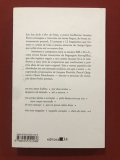 Livro - Seu Dedo É Flor - Guilherme Gontijo Flores - Editora 34 - Seminovo - comprar online