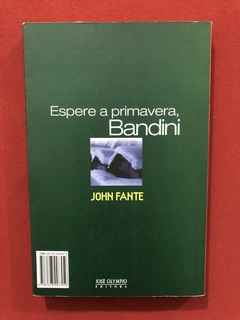 Livro- Espere A Primavera, Bandini- John Fante- José Olympio - comprar online