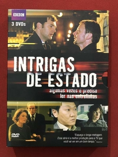 DVD - Intrigas De Estado - 3 Discos - Série - Seminovo