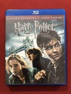 Blu-ray Duplo- Harry Potter E As Relíquias Da Morte 1 - Semi