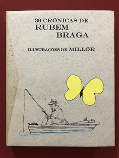 Livro - 36 Crônicas De Rubem Braga - Millôr - Ed. CBB na internet