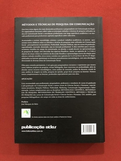 Livro - Métodos E Técnicas De Pesquisa Em Comunicação - Ed. Atlas - Seminovo - comprar online