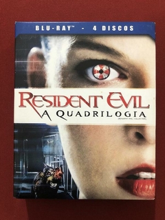 Blu-ray- Resident Evil - A Quadrilogia - 4 Discos - Seminovo