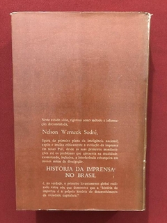 Livro - História Da Imprensa No Brasil - Nelson Werneck - comprar online