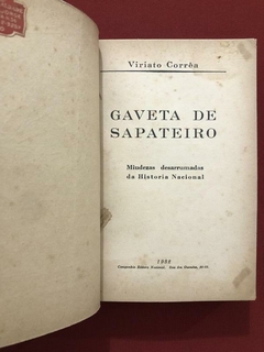 Livro - Gaveta De Sapateiro - Viriato Corrêa - Editora Nacional - 1932 - Sebo Mosaico - Livros, DVD's, CD's, LP's, Gibis e HQ's