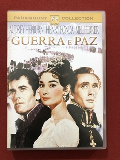 DVD - Guerra e Paz - Audrey Hepburn - Henry Fonda - Seminovo