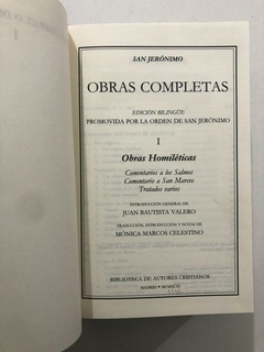 Livro - Coleção San Jerónimo - Obras Completas - 12 Volumes - B.A.C. - comprar online