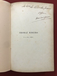 Livro - Thomaz Ribeiro E A Sua Obra - Capa Dura - Lisboa - 1895 na internet