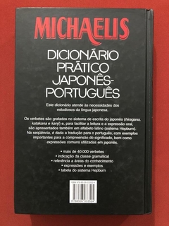 Livro - Dicionário Prático Japonês-Português - Michaelis - Melhoramentos - comprar online