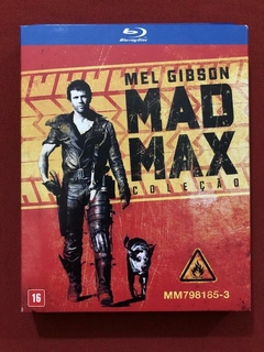 Blu-ray Triplo - Mad Max Coleção - Mel Gibson - Seminovo