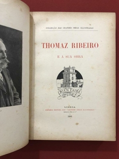 Livro - Thomaz Ribeiro E A Sua Obra - Capa Dura - Lisboa - 1895 - Sebo Mosaico - Livros, DVD's, CD's, LP's, Gibis e HQ's