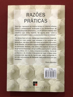 Livro - Razões Práticas - Pierre Bourdieu - Papirus - Seminovo - comprar online