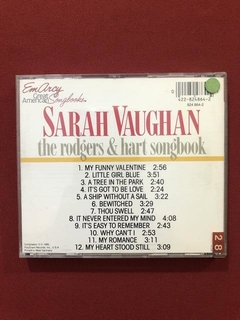 CD - Sarah Vaughan - The Rodgers & Hart Songbook - Importado - comprar online