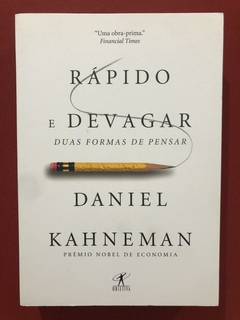 Livro - Rápido E Devagar - Daniel Kahneman - Objetiva - Seminovo