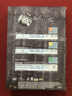 DVD - Box Coleção Billy Wilder - 3 Discos - Comédia - comprar online