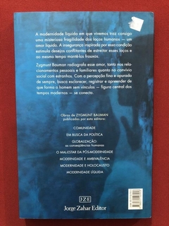 Livro - Amor Líquido - Zygmunt Bauman - Jorge Zahar - comprar online