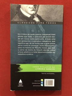 Livro - Crítica Da Razão Prática - Immanuel Kant - Pocket - comprar online