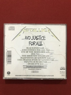 CD - Metallica - And Justice For All - Nacional - 1988 - comprar online