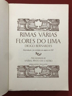 Livro - Rimas Várias Flores Do Lima - Fac-Similar - Diogo Bernardes na internet