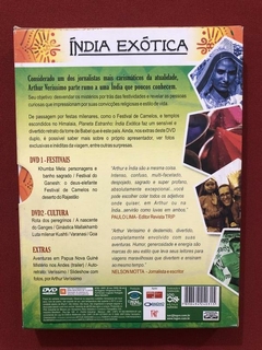 DVD Duplo - Índia Exótica - Arthur Veríssimo - Seminovo - comprar online
