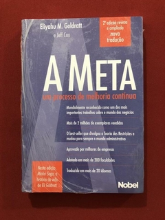 Livro - A Meta - Eliyahu M. Goldratt / Jeff Cox - Novo