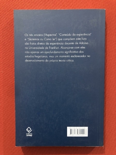 Livro - Três Estudos Sobre Hegel - Theodor W. Adorno - Semin - comprar online